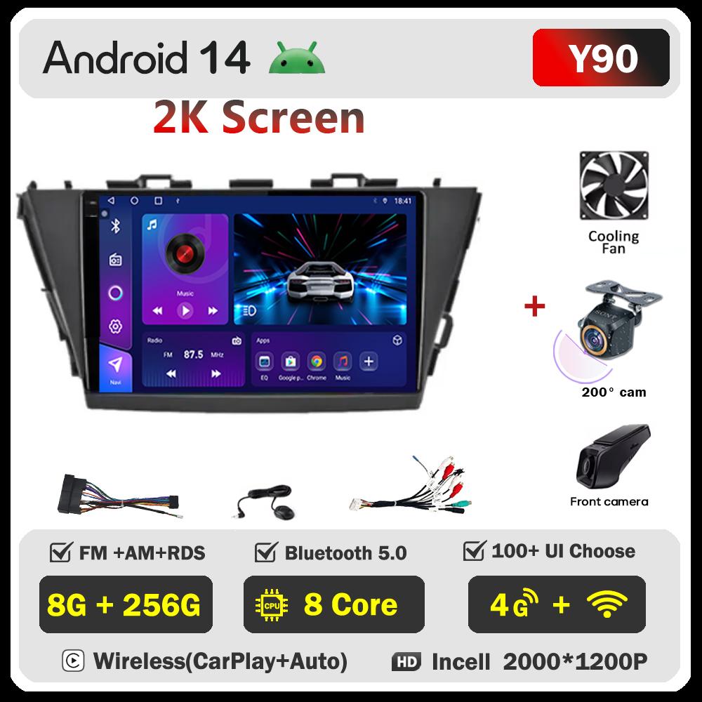 For Toyota Prius Plus V Alpha 2012-2017 Car Radio Player Car Carplay Screen Autoradio Mirror Link Car Intelligent Systems 8 Core