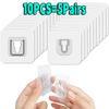 Double-Sided Adhesive Wall Hooks Hanger Strong Transparent Suction Cup Sucker Hooks Kitchen Bathroom Storage Plug Socket 2030
