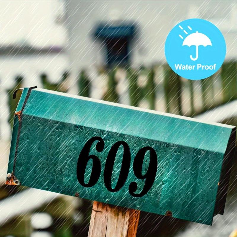 Digital stickers, mailbox stickers, and waterproof digital labels are used to mark house numbers and home office address numbers