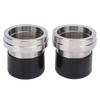 2 Pcs Trailer Bearing Protectors 2.441in Dia Auto Check Stainless Steel Aluminum Alloy for Boat Trailers