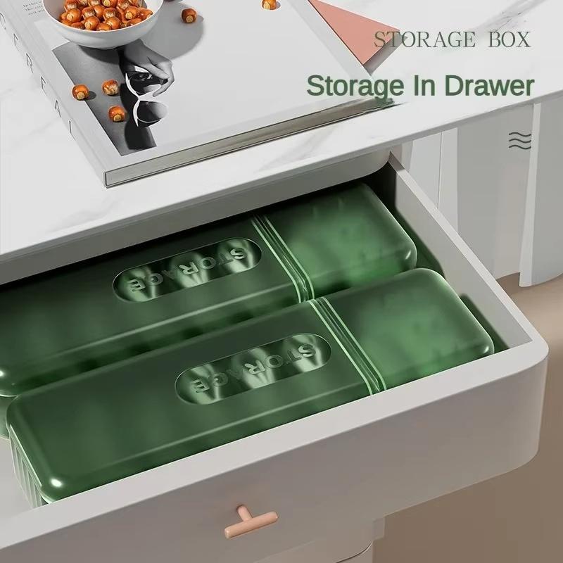Cable Storage Box Multi Compartments Organizer Charger Cord Storage Box Reusable Cable Storage Case Management For Office Travel