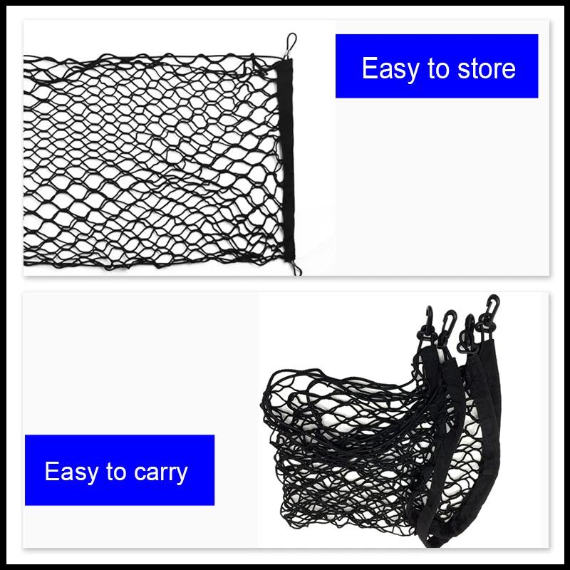 Auto-Kofferraum-Aufbewahrungsnetz für Nissan Rogue X-Trail XTRAIL T33 2025 2025 2025 Hinterer Lade-Nylon-Netz-Elastischer Organizer Aufgewertete Tasche