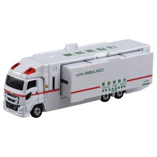 Takara Tomy Tomica Long Type No. 144 Super Ambulance Mini Car Toy ages 3 up