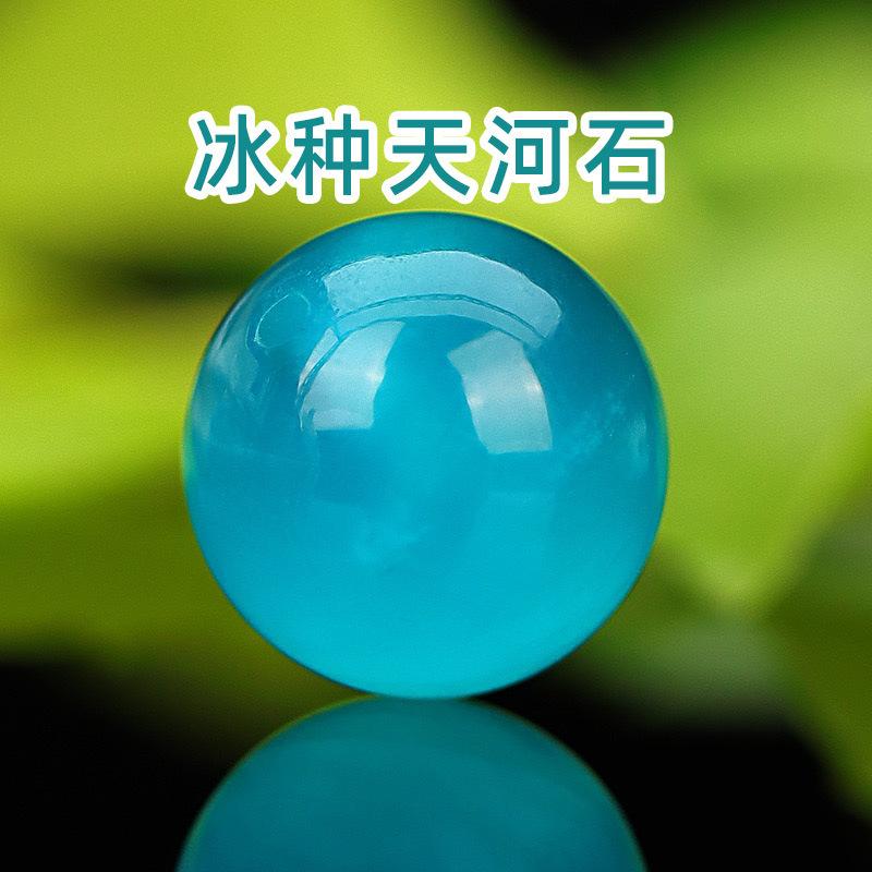 Natural Old Mine Amazonite Loose Beads Round Bead Bracelet Multi-Gem Crystal DIY Crystal Bead Accessories for Jewelry