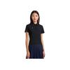 Li Ning Sports Lifestyle Serie Lässiger Pullover Einfache Unifarbe Bequem Vielseitig Kurzarm Poloshirt Damen Poloshirt APLV496-4