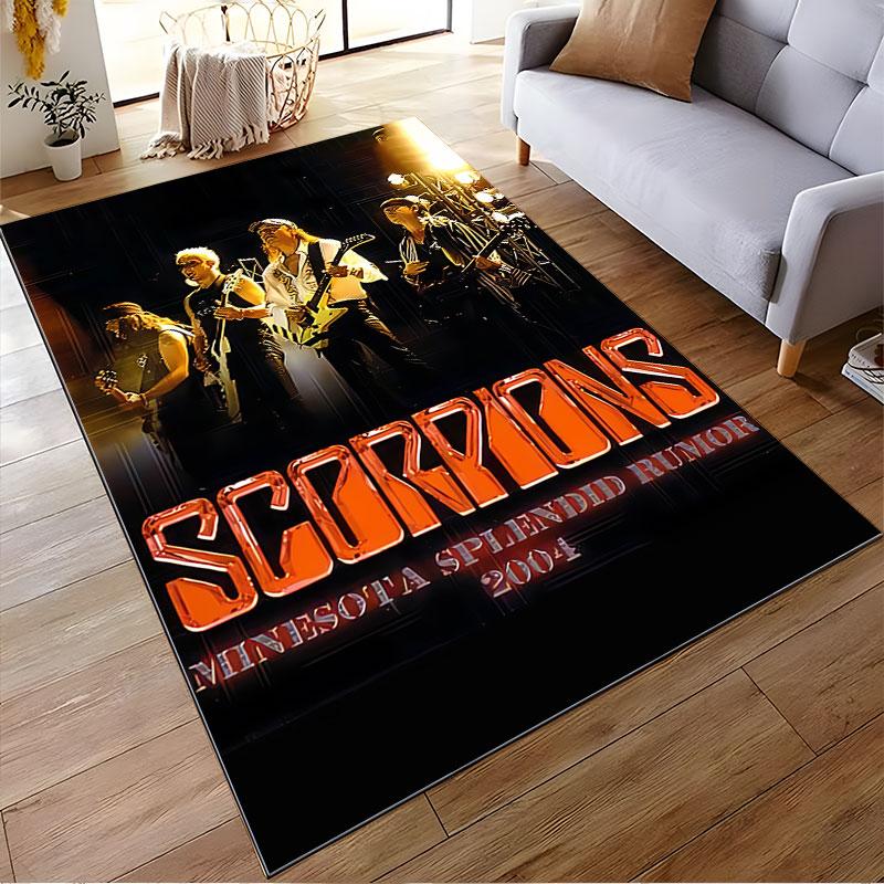 Scorpions Concert 2004 Carpet suitable as a non-slip mat for the living room or bedroom sofa