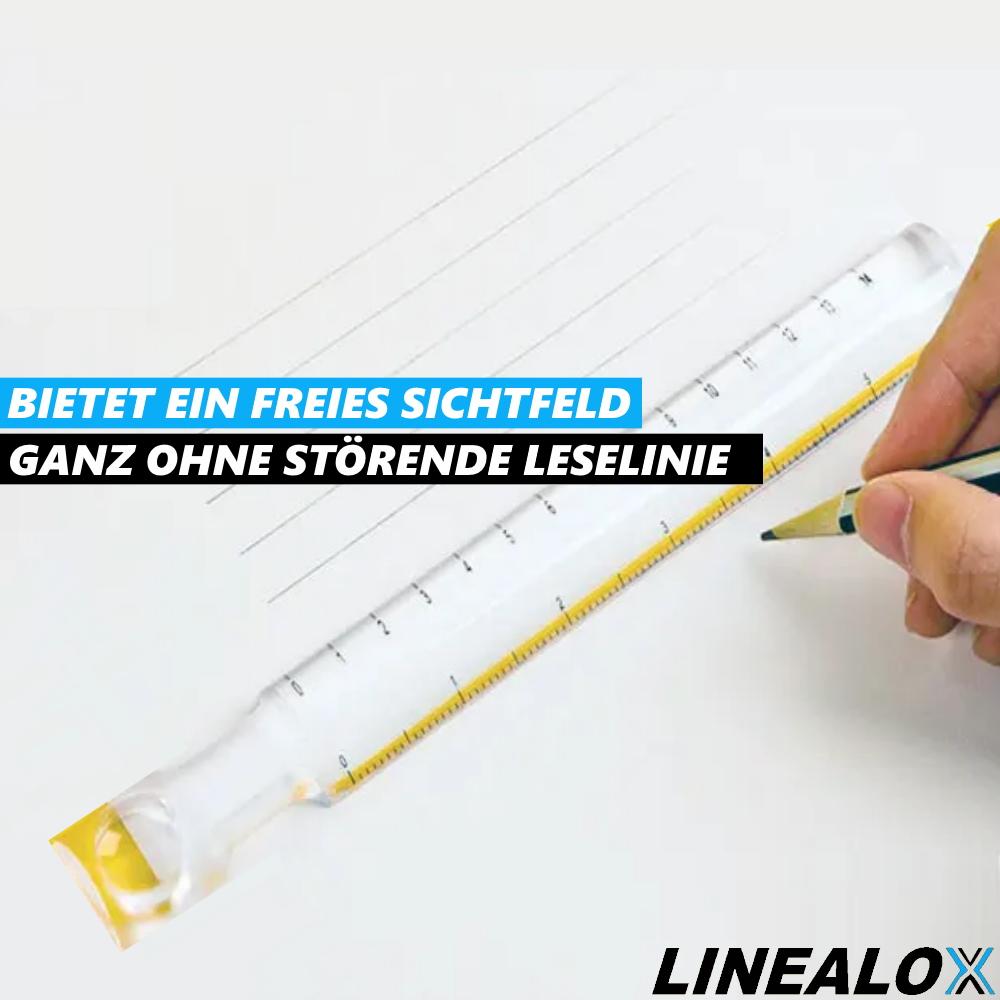 LINEALOX Reading Ruler Reading Stick Reading Aid Magnifying Ruler Magnifying Ruler Lp-2+4x