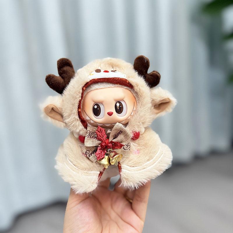 The First, Second and Third Generations of Christmas Baby Clothes Wear 17cm Pendants, and The Clothes Sit with Colored Beads Christmas Set.