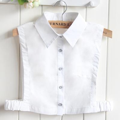 Cotton Fake Collar Shirt Women'S Professional Wear Square Collar Pointed Collar Shirt Collar Fake Collar Decoration