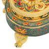 Trinket Incense   with Lid Handcraft Antique Polished Process for Decoration Meditation Room