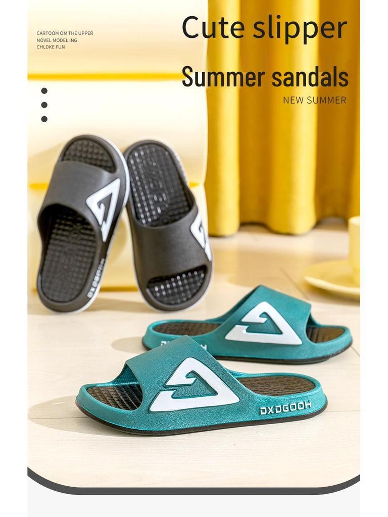 Non-Slip Trendy Summer Slippers for Big Kids and Boys – Indoor/Outdoor Use