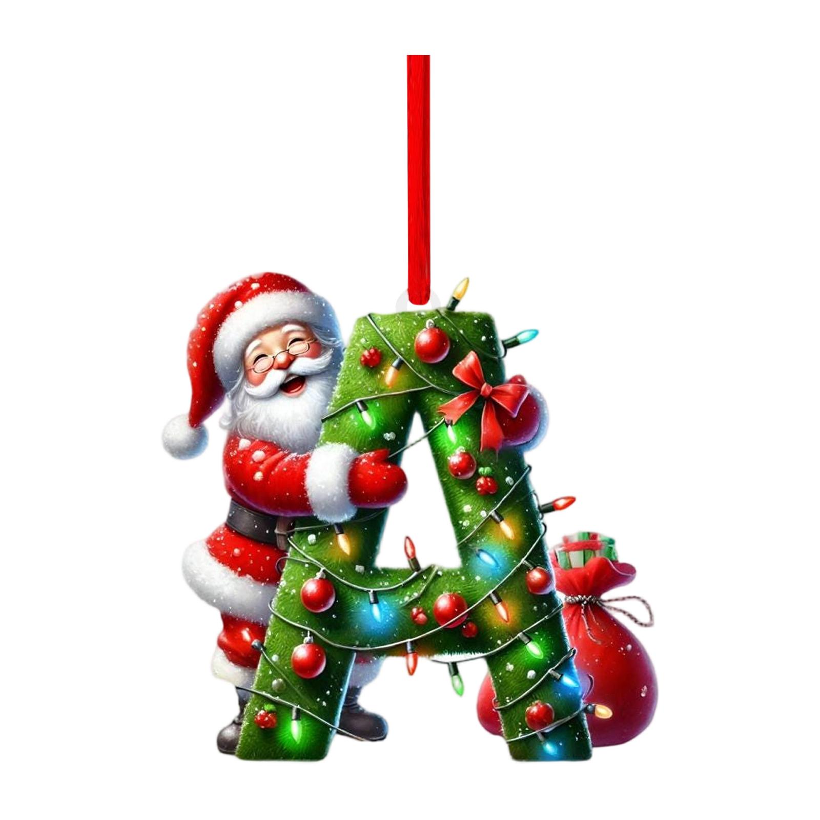 

26 букв,Рождество,Украшения,Акрил,1 One Size