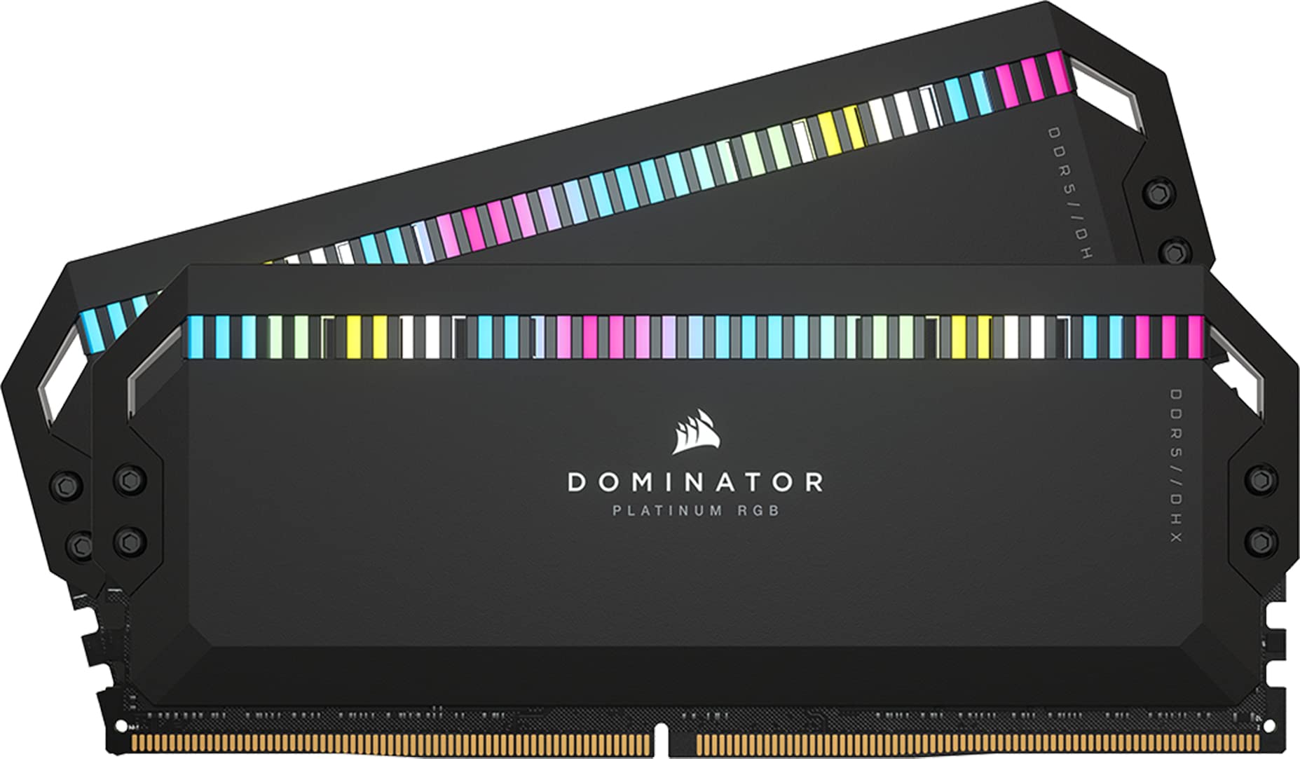 

CORSAIR iCUE Desktop PC Memory DOMINATOR PLATINUM RGB Series Black 64GB x CMT64GX5M2X5600C40 DDR5-5600MHz (PC5-44800) [32GB 2] чорний