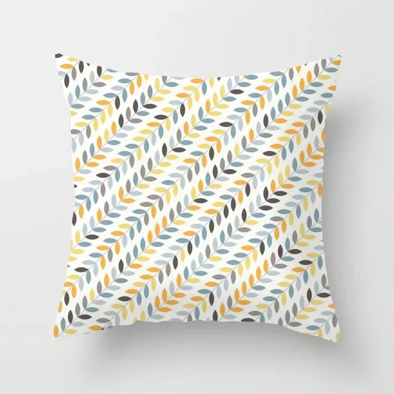 Abstract Pattern Geometric Cushion Cover Throw Pillow    Sofa  Square