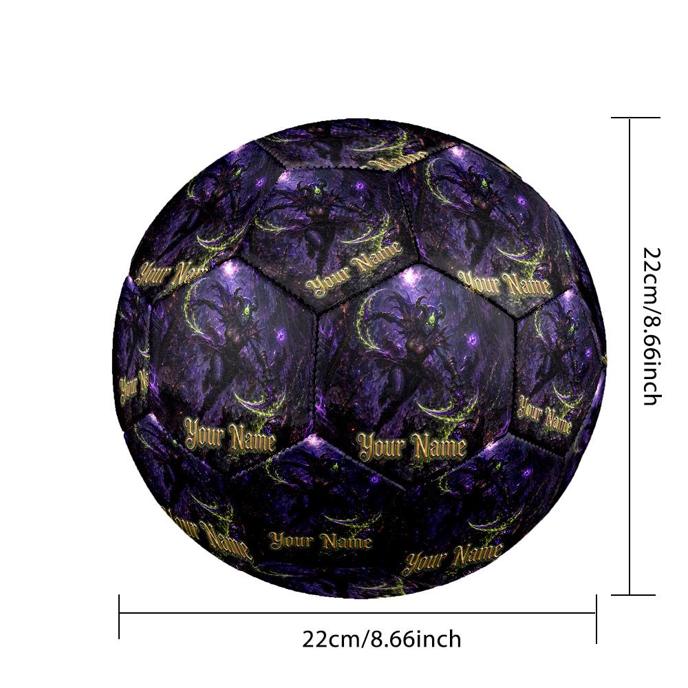 Size 5 FootballWorld of Warcraft Durable PU Soccer Ball for Sports Training Outdoor Competition