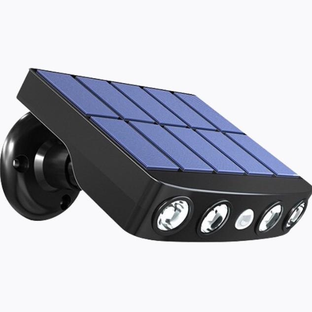 Waterproof Solar Wall Lamp: Outdoor Courtyard Light with Automatic Induction and Decorative Night Illumination.