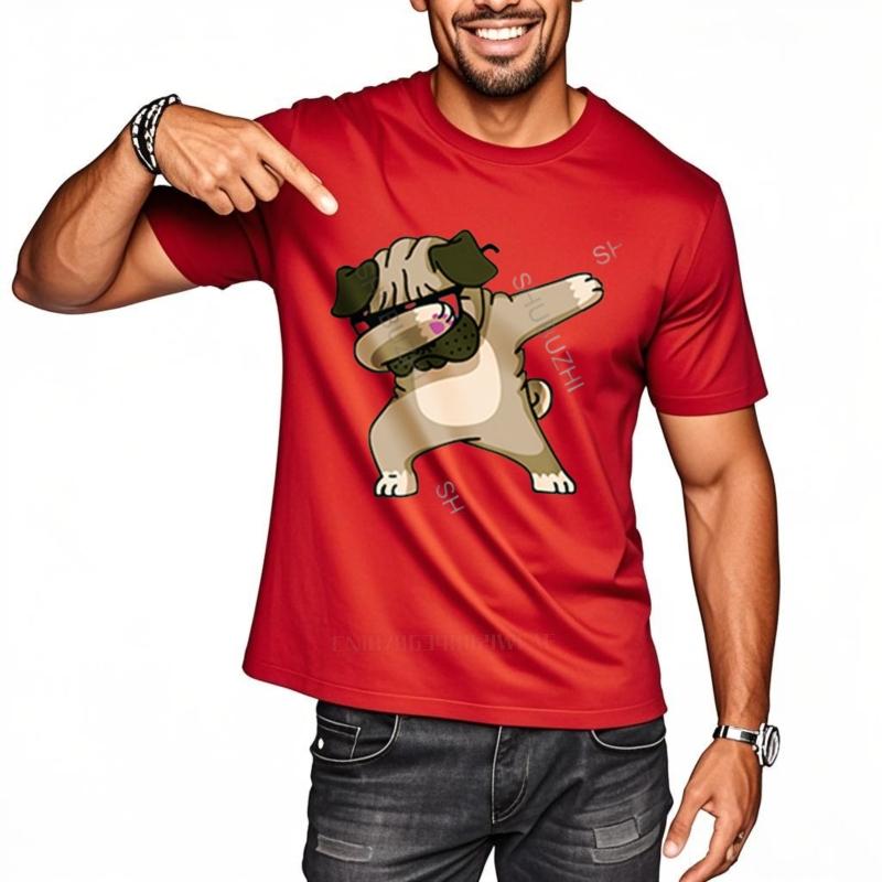 New Fake Jacket Print TShirt Funny Dog Design tshirt Summer Fashion Classic Tshirt TShirt Top Mens Classic Tshirt Top S