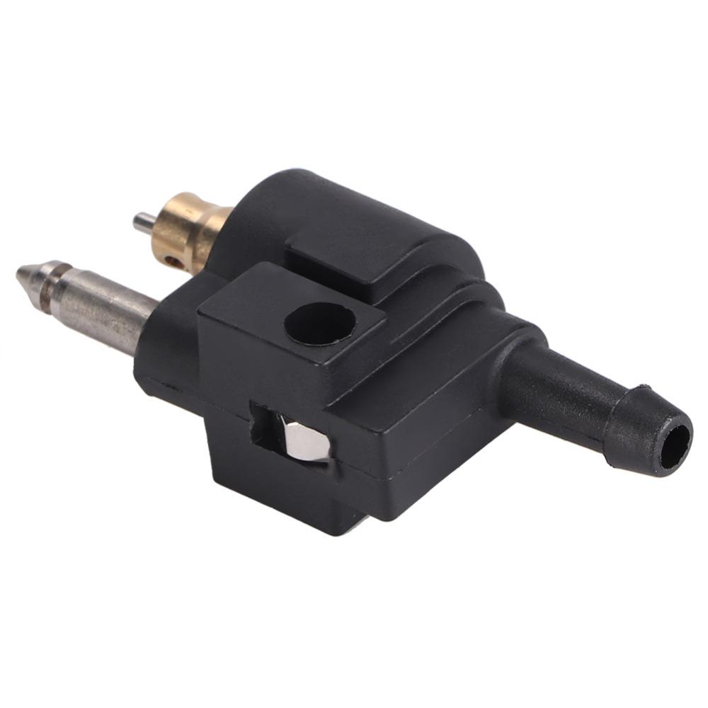 Connettore Serbatoio Carburante in Plastica Connettore Maschio Nero Giunto Tubo Motore Fuoribordo Motore Fuoribordo
