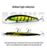 Green Ball 111mm, 15g Long-Cast Sinking Minnow: Rattling Hard Bait for Bass, Pike, Perch - Free Shipping