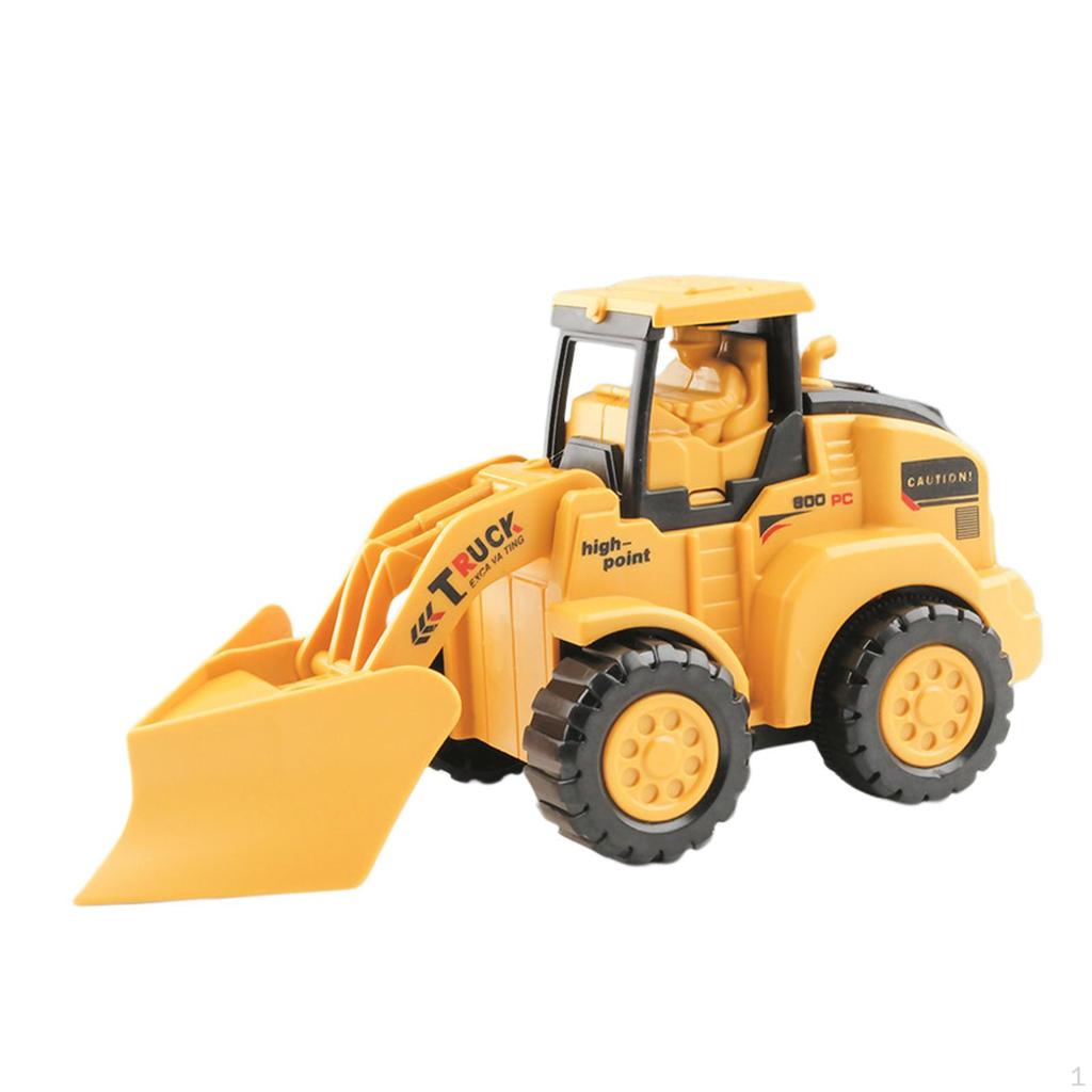 Carrier Vehicle Toy, Diecast Engineering Vehicle, Kids Compact S, Cartoon Construction Vehicles for