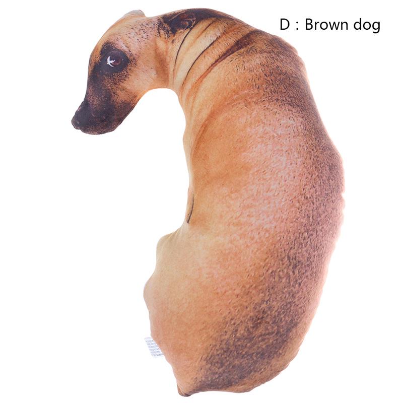 

3D подушка в форме щенка, хлопковая подушка для интерьера дома, мультяшный диван, подушка для сна