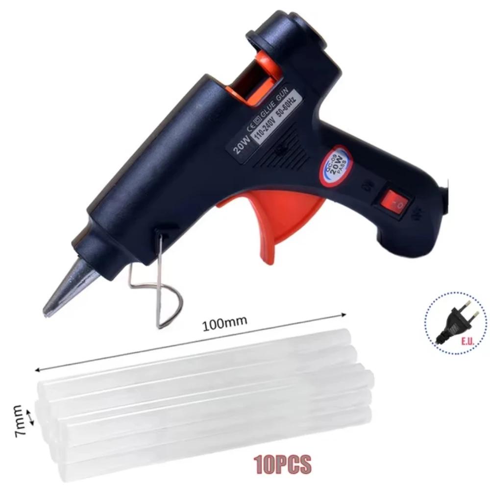 Hot Melt Glue Gun, Multi-color Versatile Glue Gun, Glue Rod DIY Manual High-temperature Hot Melt Gun