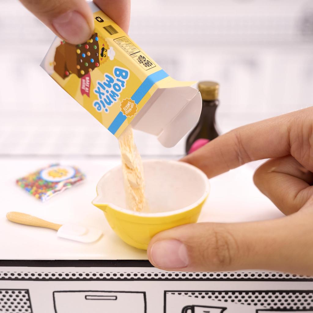 MGA Miniverse Seria Mini Scratch to Mini Mini Replica Orb 1, Colecționabile, Pachet, DIY, Alimente, Colecționabile necomestibile, 8+