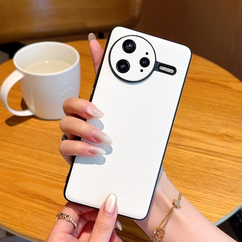 Good Skin Feel Lychee Plain Leather Phone Case For Poco F7 Ultra Poco F7 Pro POCO X7 5G Hard Protection Cover