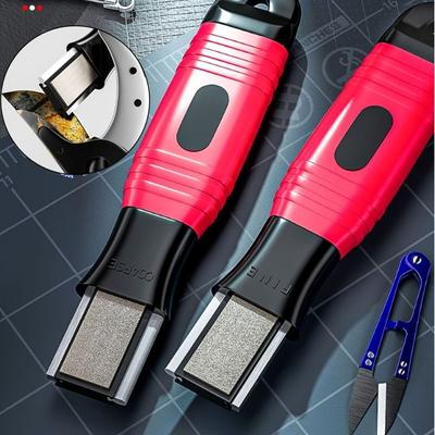 Metal Pocket Sharpener Handheld Garden Tool Sharpener Professional Sharpening Stone  Hand Tools