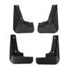 4Pcs Automotive Mud Flap Fit for Subaru Crosstrek 2024 2025 2026 ABS Car Mudguard Black
