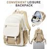 Student School Backpacks Casual Daypack, Commuter Laptop Backpack for Women Study Travel, Black School Bag for Teens Girls Boys