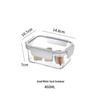 ZISIZ Food-Grade Refrigerator Freezer Storage Container