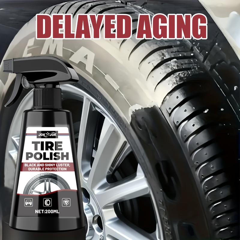 Glänzendes Autoreifenspray, Schützt & Bringt Reifen zum Strahlen, Stellt Glanz auf Kunststoff & Gummi wieder her, Geeignet für Autos, Motorräder, Fahrräder