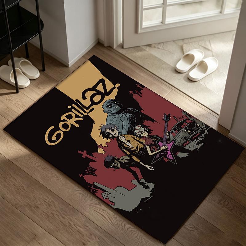 Gorillaz A A rug suitable for office chair areas living rooms and computer desks perfect for home offices and an ideal holiday gift