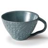 Aito Seisakusho Soup Diameter Mino Made In Product Number 267858 "Lien" Cup, Approx. 12cm, 330ml, Aqua, Ware, Japan,