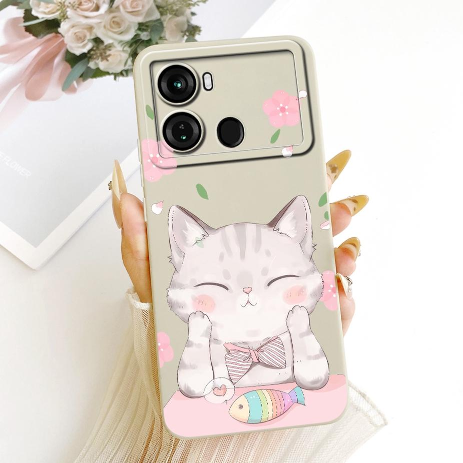 For Itel P40 Plus Case P683L Cute Rabbit Cartoon Cover Soft Silicone Phone Case For Itel P40 P 40 ItelP40 P40+ Back Cover Fundas