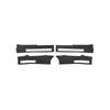 For ZEEKR 7X Suede Door Sill Protective Cover Stickers Car Interior Styling Door Sill Anti-kick Protective Stickers