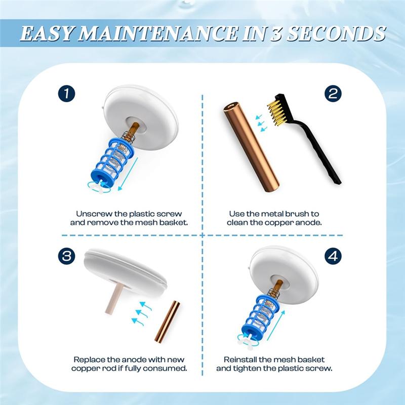 M-Modern-Pool Ionizer For Inground Pool Pool Ionizer For Above Ground Pool Copper Pool Ionizer