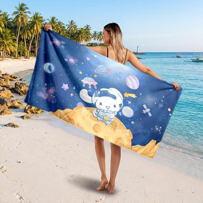 Large Beach TowelCinnamoroll Soft Absorbent Towel Beach Bath Home Use