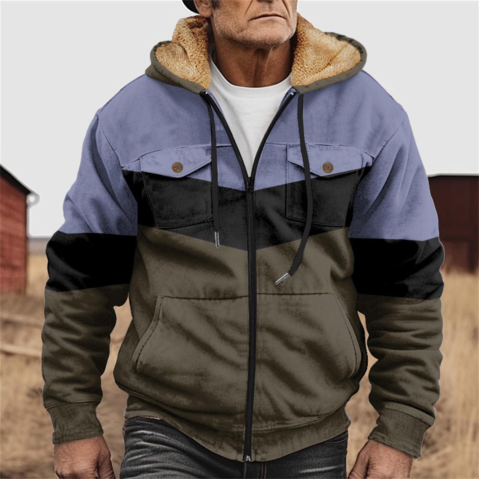 

Мужская утолщенная куртка на пуговицах с двойным карманом и карманной вставкой, хлопковая куртка XXXXXL светло-фиолетовый