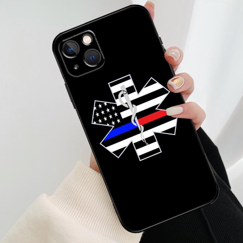 EMT EMS Medical Phone Case For iPhone 17 Pro Max 14 13 12 11 15 16 Pro Max mini 16 15 Plus 16e 17 Air Cover