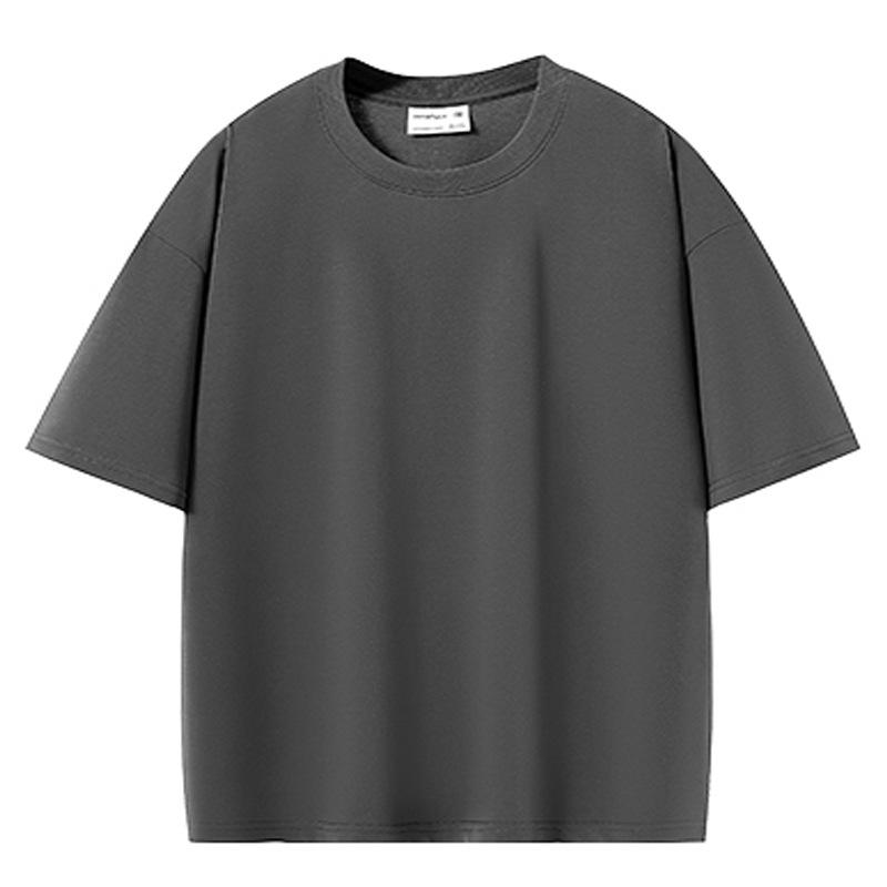 VEZFAA Damenmode Lässig Einfarbig Druck Sommer Frühling Kurzarm O-Ausschnitt Blusen & Hemden