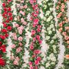 Artificial Flower Artificial White 1pc Flower Garland Perfect for Weddings, Home Decor, and Table Centerpieces