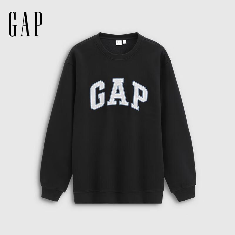 GAP Unisex Loose Fit Carbon Brushed Crewneck Sweatshirt