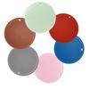 Silicone placemat Round pot mat High temperature resistant and anti-scalding Household casserole mat Anti-scalding table mat Dining table insulation