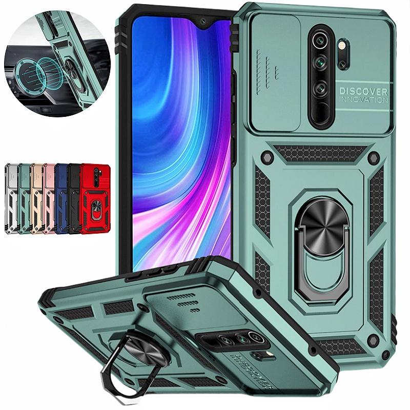 Shockproof Armor Case For Xiaomi Redmi Note8 Pro Car Holder Phone Cover For Redmi Note 8 Pro 8Pro Camera Lens Protection Fundas