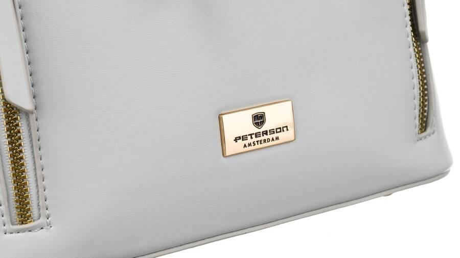 Stilvoller Damenrucksack aus Kunstleder - Peterson