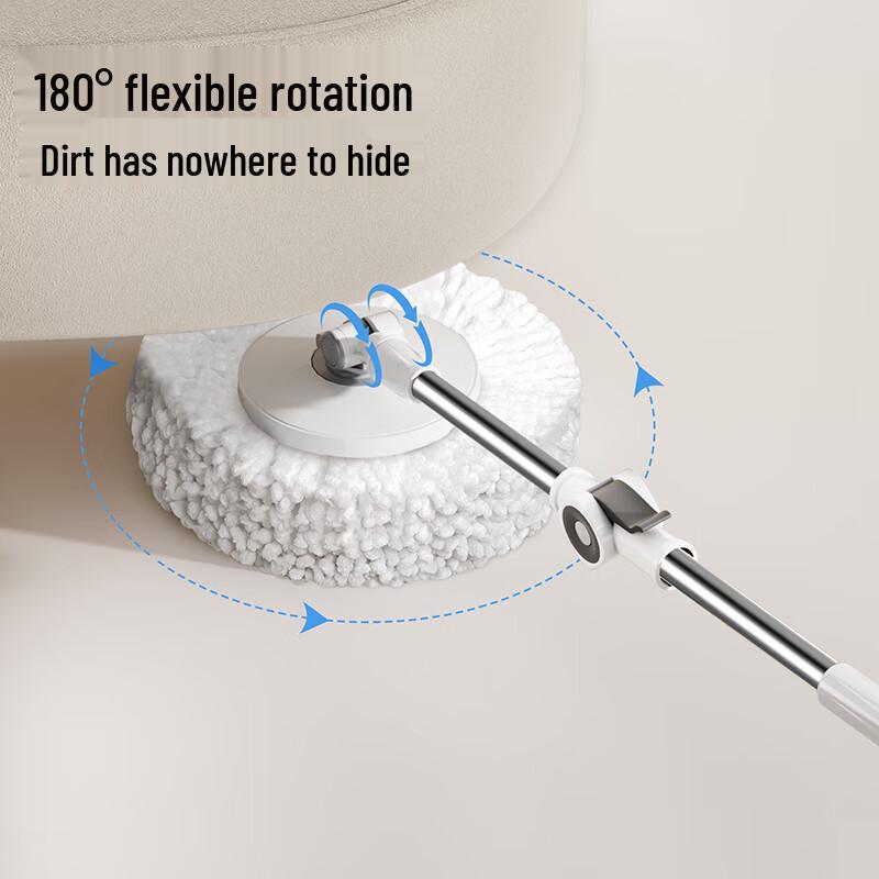 Mayflower Hands-Free Spin Mop with Bucket