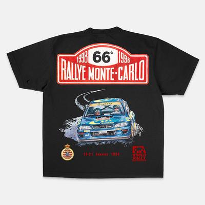 T-shirt Rallye Monte-Carlo 1998 Uomo Donna Estate Retro Racing Cotone Top Magliette Abbigliamento Bambini Quotidiano Casual Alla Moda Streetwear