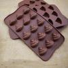 15 Lattices Creative Handmade Shit Faeces Shape Food Grade Silicone Cake Mold Chocolate Candy Silicone Mold DIY Baking Tools